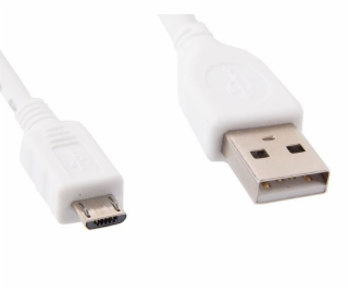 GEMBIRD kábel microUSB - USB, 1m, biely