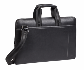 RIVACASE 8930 PU black slim Laptop bag 15,6