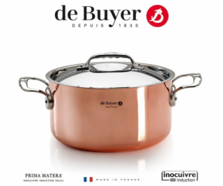 De Buyer Prima Matera Saucepot copper/steel 28 cm induction