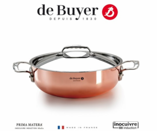 De Buyer Prima Matera Saucepot Copper/Steel 28cm curved i...