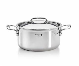 De Buyer Affinity Saucepot Stainless Steel with lid 24 cm
