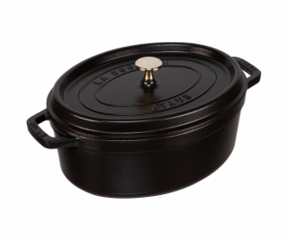 Staub La Cocotte 29cm oval, cierna