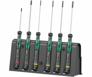 WERA 2035/6 B for electronic applic. screwdriver set + Rack