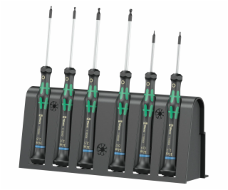 WERA 2052/6 for electronic applic. screwdriver set + Rack