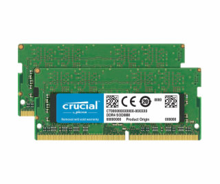 Crucial 32GB Kit DDR4 3200 MT/s 16GBx2 SODIMM 260pin
