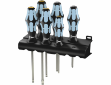 Wera 3334/3355/6 Screwdriver Set Stainless Steel + Rack