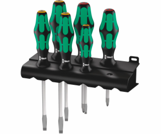 Wera 334 SK/6 Rack Screwdriver Set Kraftform Plus Lasertip
