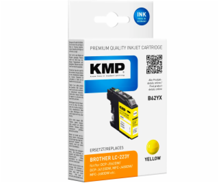 KMP B62YX ink cartridge yellow compatible with Brother LC...