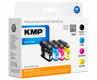 KMP B60V Promo Pack compatible with LC-123 BK/C/M/Y