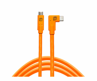 Tether Tools TetherPro USB-C to USB-C Right Angle orange