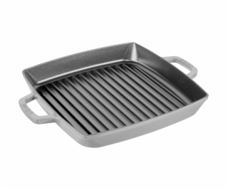 Staub grill pan induction squared 28cm Graphite Grey