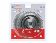 Bosch 1x Optiline Wood + 1x Multi Material Saw Blade Set