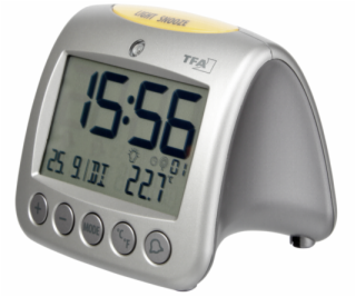 TFA 60.2514 Sonio  radio controlled alarm clock with temp
