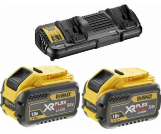Sada nabíječky a akumulátorů DeWalt 2*6,0 Ah/3,0 Ah