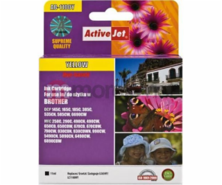 ActiveJet ink cartr. Brother LC-1100Y - 15 ml - 100% NEW ...
