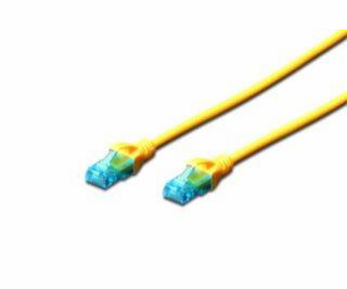 DIGITUS DK-1512-010/Y Patch kabel Digitus UTP, CAT 5e, AW...