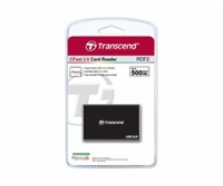 TRANSCEND Card Reader RDF2, USB 3.0, Black