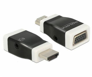 DELOCK 65586 Delock adaptér HDMI-A (M) > VGA (F) s funkcí...