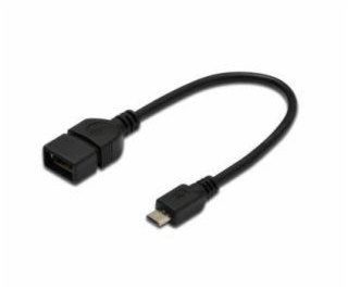 Digitus Adaptérový kabel USB 2.0, OTG, typ micro B - A , ...