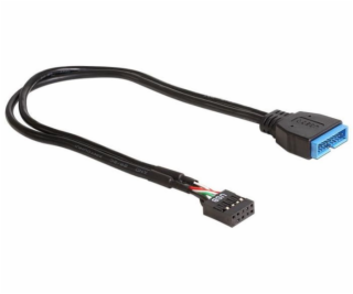 Delock kábel USB 2.0 pinový konektor samica > USB 3.0 pin...