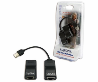 Logilink UA0021D USB Line Extender 0.3m-60m USB A Stecker...