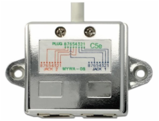 DeLOCK 65177 RJ45 Port Doppler RJ45 Stecker auf 2x RJ45 Buchsen 15cm šedá