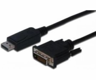 Assmann DisplayPort - DVI-D kábel 1m čierny (AK340301010S)