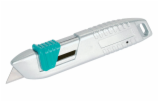Wolfcraft Wolfcraft Bezpečnostní nůž kovový s automatickým zasouváním břitu 4134000