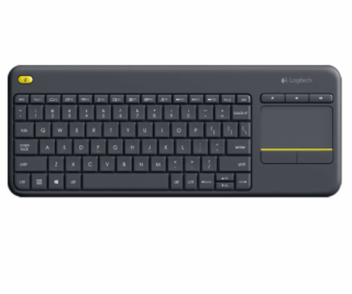 Logitech K400 Plus Wireless Touch, čierna