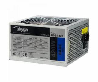 Akyga ATX Zdroj 420W Basic ventiláror 12cm P4 3xSATA