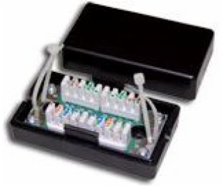 Alantec WTM06 sieť junction box Cat5e Black