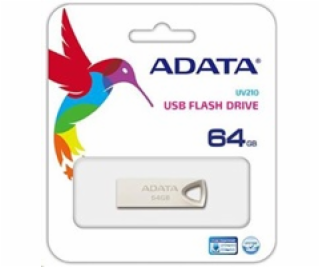 ADATA Flash Disk 64GB UV210, USB 2.0 Dash Drive, kovový