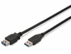 Digitus USB 3.1 Gen.1 SuperSpeed 5Gbps predlžovací kábel USB typ A/USB AM/F 3m čierny