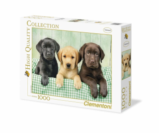 Puzzle 1000 dílků Tři Labradoři