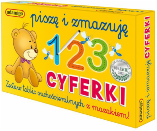 Adamigo Set I píšem a mažem čísla - 6601