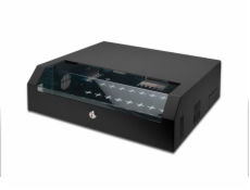 DIGITUS 5U slim line wall mount cabinet  522x480x150 mm, černý (RAL 9005)