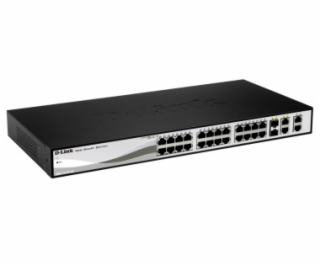 D-Link DGS-1210-28MP L2/L3 Smart+ PoE switch, 24x GbE PoE...