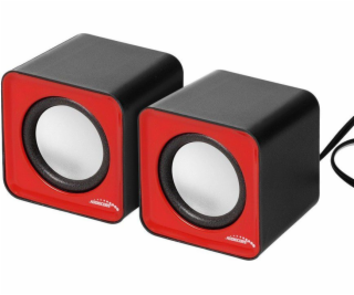 Počítačové reproduktory Audiocore AC870R červené