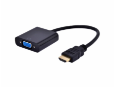 Gembird A-HDMI-VGA-03 video cable adapter 0.15 m HDMI Type A (Standard) VGA (D-Sub) Black