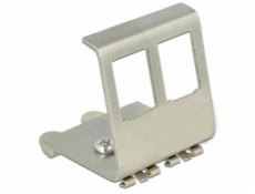 Halterung für Hutschienen 2 Port, Keystone-Modul