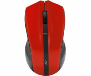 Mysz bezprzewodowo-optyczna USB AM-97D czerwona
