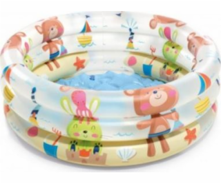 Bazén dinosaurus 3 kruhový pro miminka 1-3 roky 61x22cm