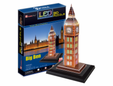 Puzzle 3D Zegar Big Ben (Światło)