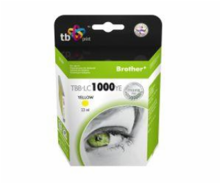 Ink. kazeta TB kompat. s Brother LC 1000 Y 100% N
