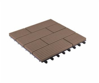 WPC dlaždice G21 Samoa indický teak 2,3 x 30 x 30 cm
