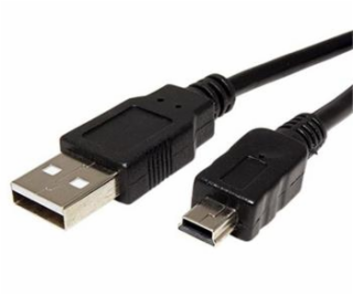 Kabel USB A(M) - miniUSB 5pin B(M), 0,15m