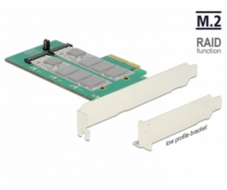 Delock PCI Express Karta > 2 x interní M.2 Key B s RAID -...