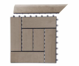 Přechodová lišta G21 Indický teak pro WPC dlaždice, 38,5 ...