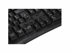 Klávesnice Hama Cellino černá, CZ a SK layout, voděodolné provedení