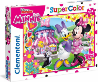 Puzzle Supercolor 104 dílků Minnie